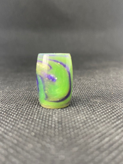 Green Goblin Acrylic Dreadlock Bead