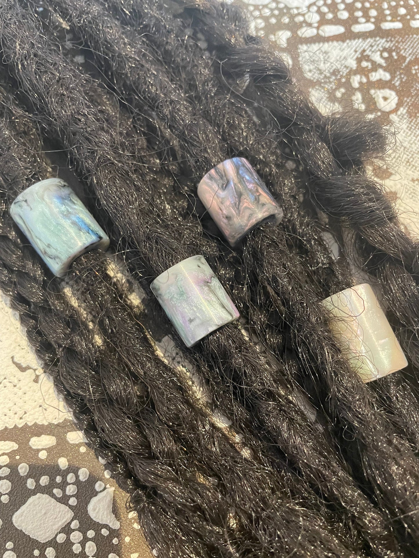 Sky Acrylic Dreadlock Bead Collection