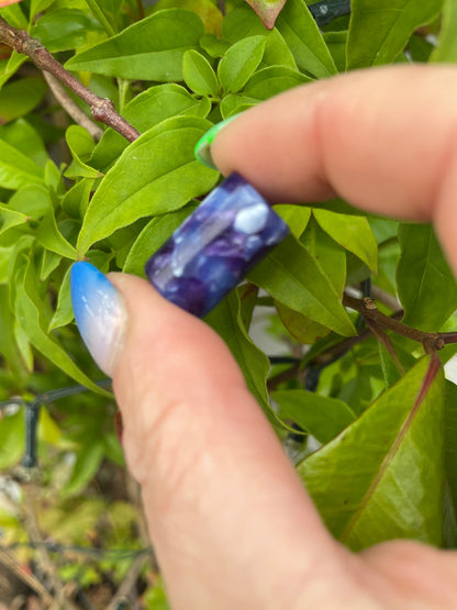 Midnight Acrylic Dreadlock Bead
