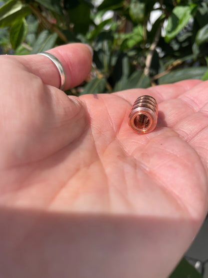 Groovy Copper Dreadlock Bead