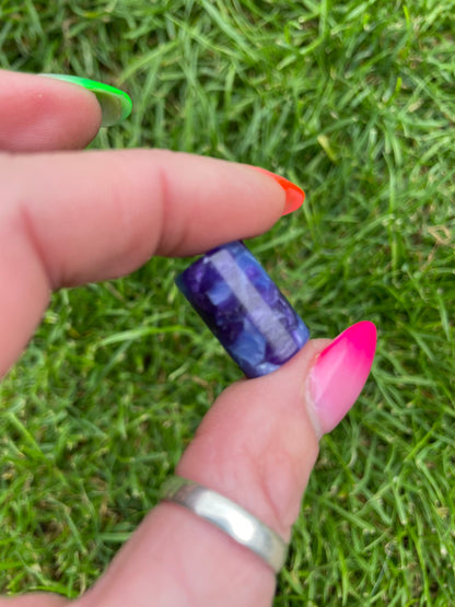 Midnight Acrylic Dreadlock Bead