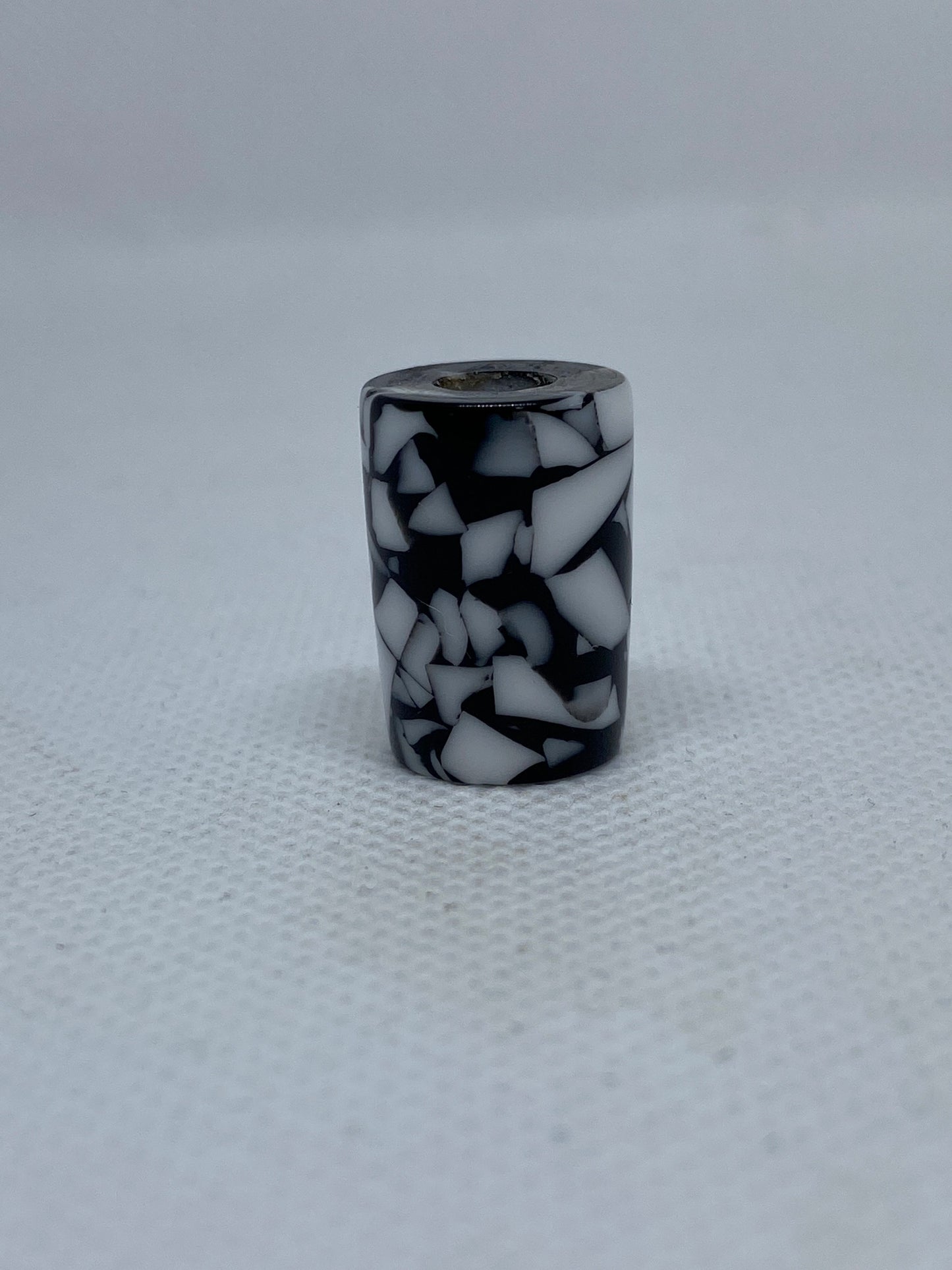 Monochrome Chip Acrylic Dreadlock Bead